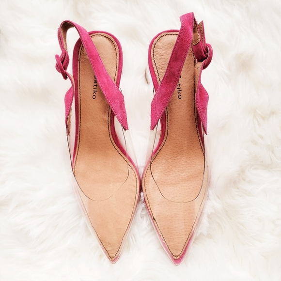 New Matiko Zuma Block Heel Pumps - Picture 2 of 8